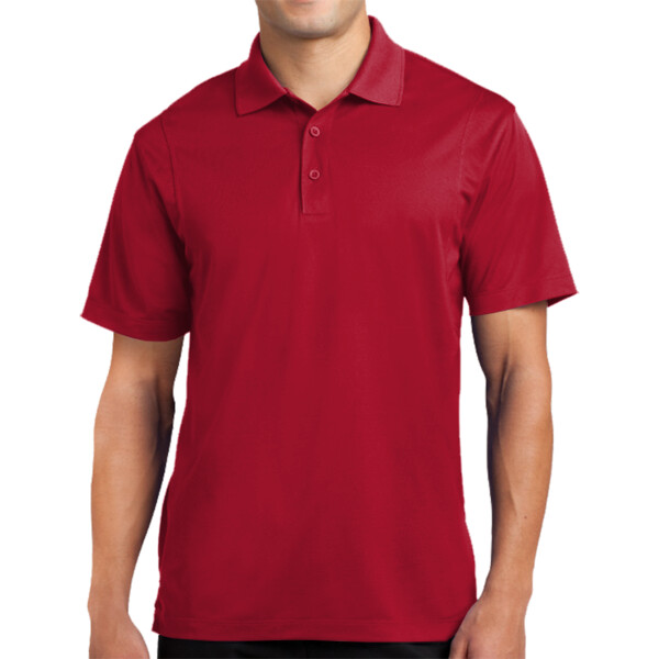 Front-ST650-polyester-snag-resistant-polo-shirt-for-embroidery-DTF-transfers