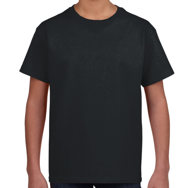 Front-view-Gildan-G200B-Youth-T-shirt-for-custom-screen-printing-DTG-printing-DTF-transfers-embroidery