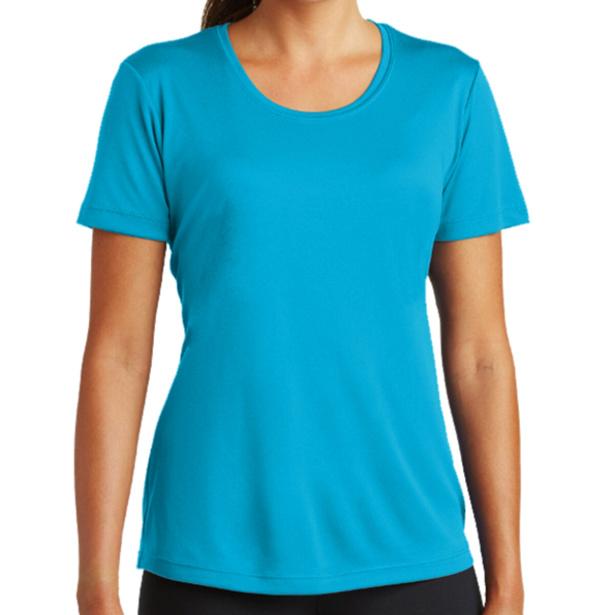 Front-Sport-Tek-LST350-ladies-tee-for-custom-screen-printing-DTF-transfers-embroidery-DTG-printing-full-color-printed-1-piece-minimum