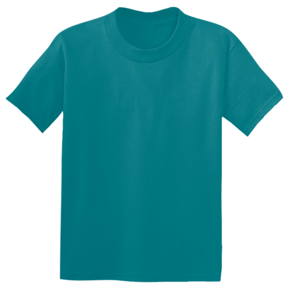 Front-Sport-Tek-YST350-polyester-tee-for-custom-screen-printing-DTF-transfers-embroidery-DTG-printing-full-color-printed-1-piece-minimum
