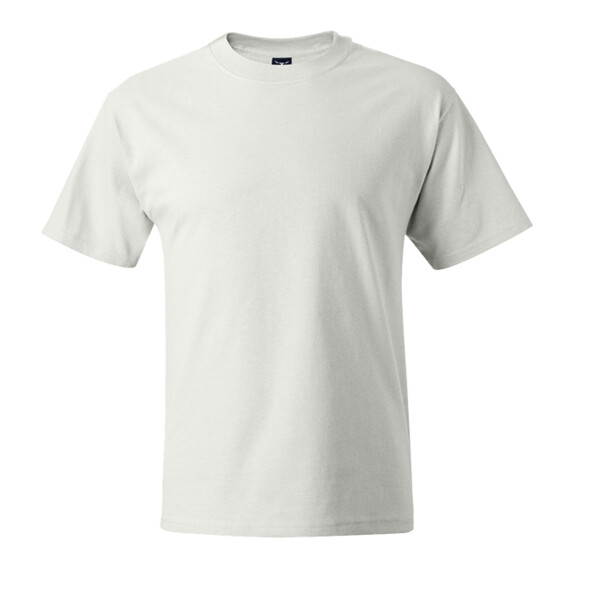 Front-Hanes-Beefy-T-for-custom-screen-printing-embroidery-DTG-print-DTF-transfers-patches