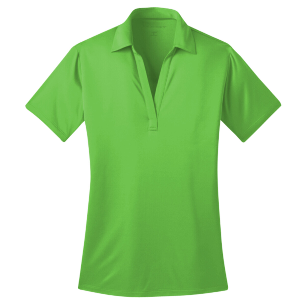 Front-L540-Ladies-Silk-Touch-Performance-Polo-for-custom-embroidery-DTF-transfers-screen-printing-patches
