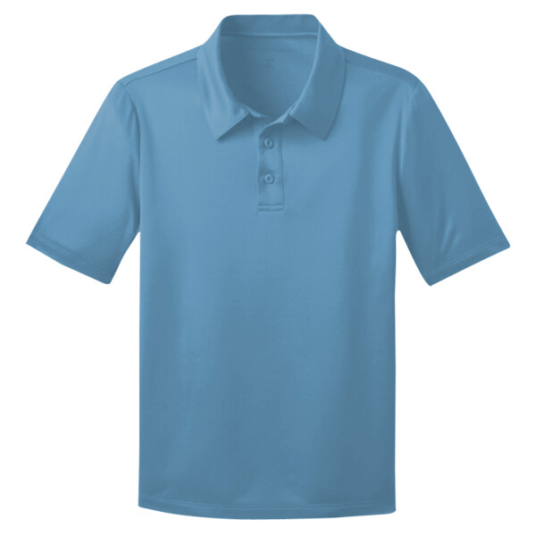Youth Front-Y540-Silk-Touch-Youth-Performance-Polo-Shirt-for-custom-embroidedery-patches-DTF-transfers-screen-printing-School-Uniforms-athletics
