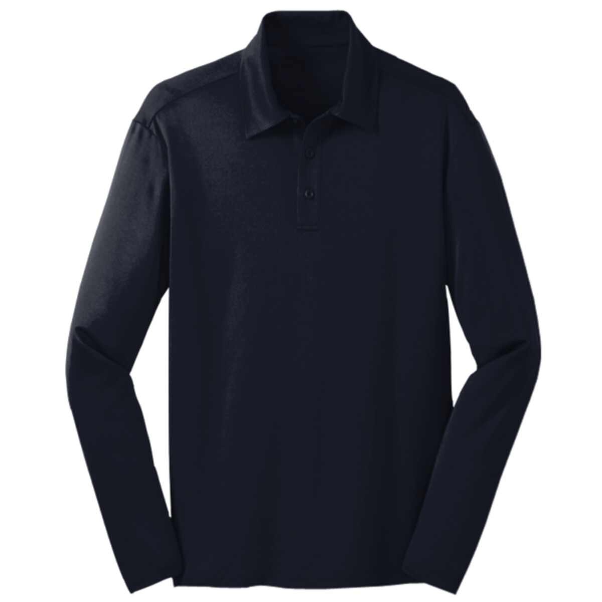 Front-K540LS-Silk-Touch-Performance-Long-Sleeve-Polo-for-custom-embroidery-patches-DTF-transfers-custom-screen-printing