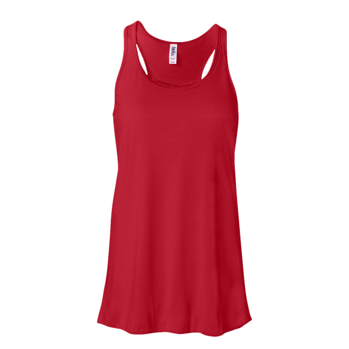 Front-view-ladies-bella-canvas-B8800-flowy-tank-top-for-custom-DTF-transfers-DTG-custom-Screen-Printing