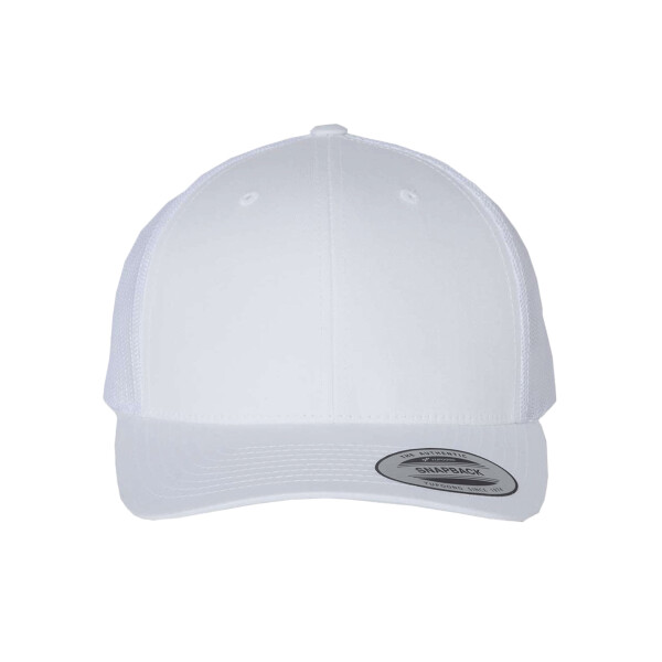 Front-view-YP-Classic-Retro-Trucker-Cap-6606-For-custom-embroidery-DTF-transfers-patches