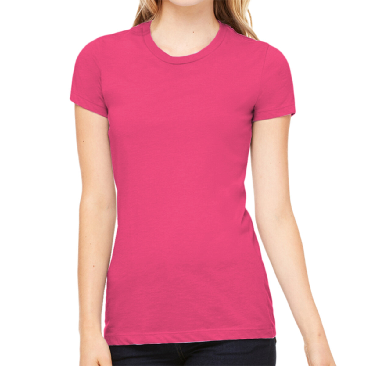 Front-Bella-Canvas-6004-Ladies-t-shirt-for-custom-screen-printing-DTG-DTF-transfers-embroidery