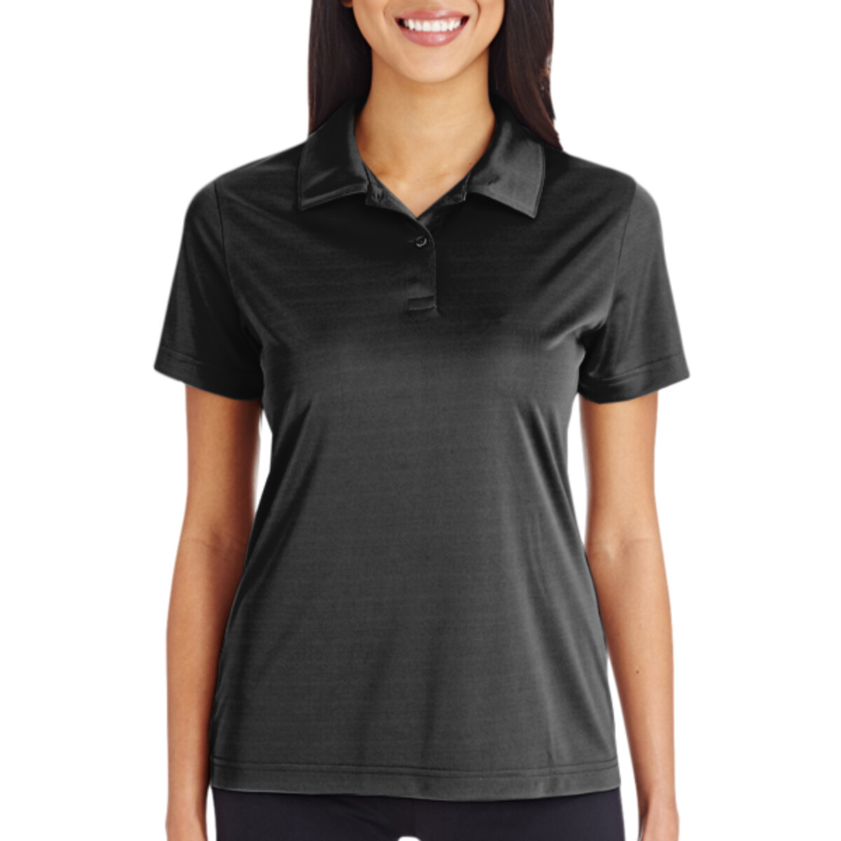 Front-view-TT51W-ladies-short-sleeve-polyester-polo-shirt