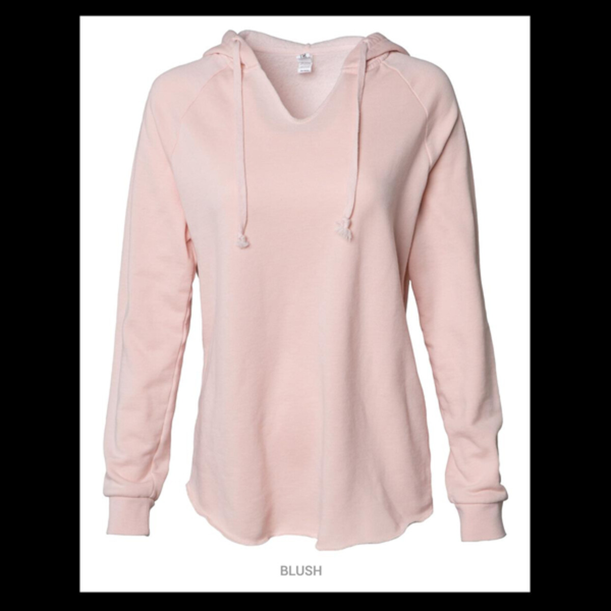 Front-view-PRM2500-California-Wave-Hooded-Sweatshirt-for-custom-screen-printing-DTF-transfers-Embroidery