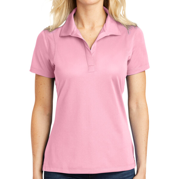 Front-view-LST650-Ladies-Micropique-Sport-Wick-Polo-for-embroidery-or-DTF-transfers