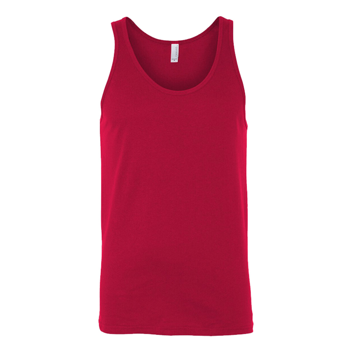 Front-veiw-Bella-Canvas-3480-unisex-tank-top-shirt-for-screen-printing-DTF-transfers-embroidery