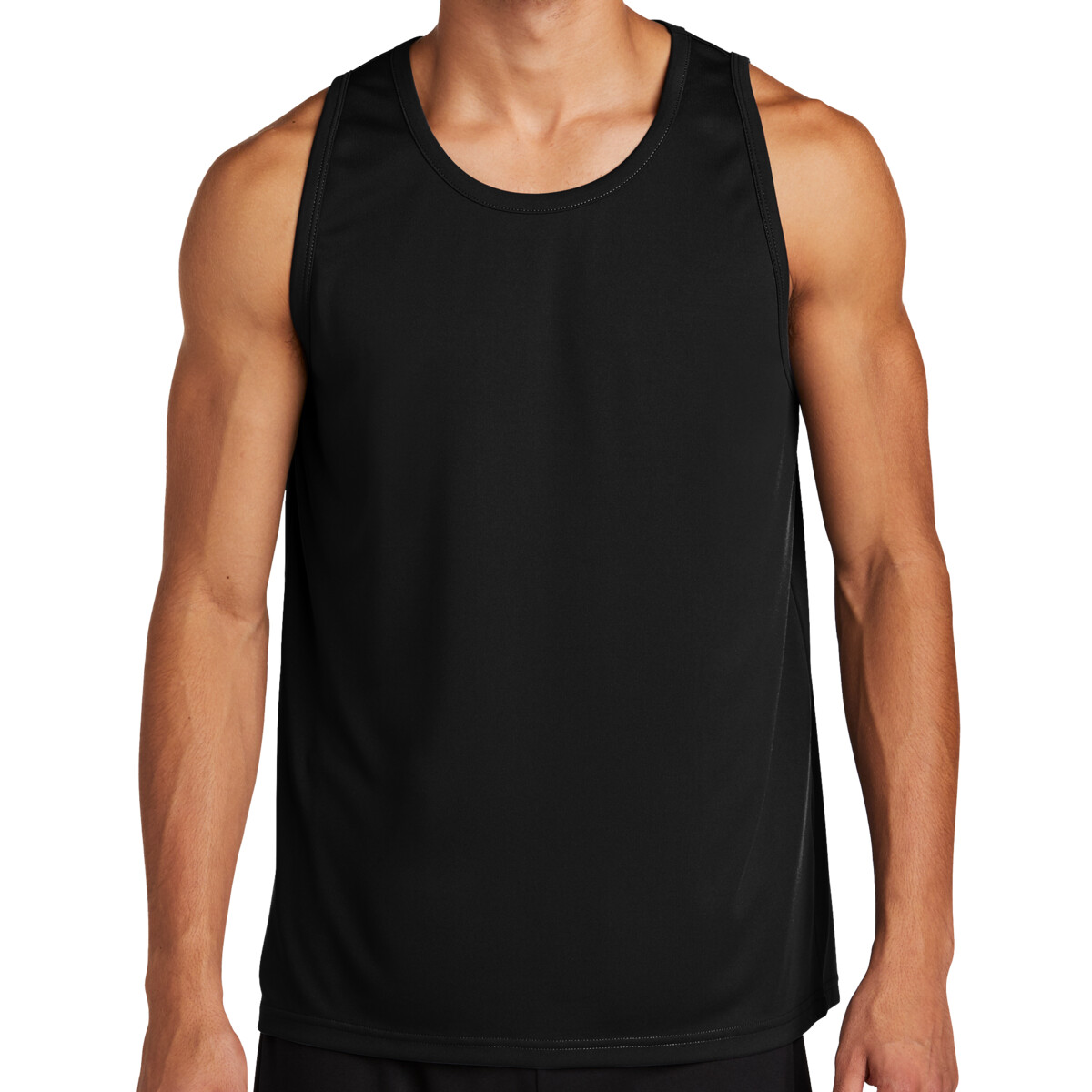 Front-view-ST365-Sport-Tek-Tank-top-for-custom-screen-printing-DTF-transfers-embroidery