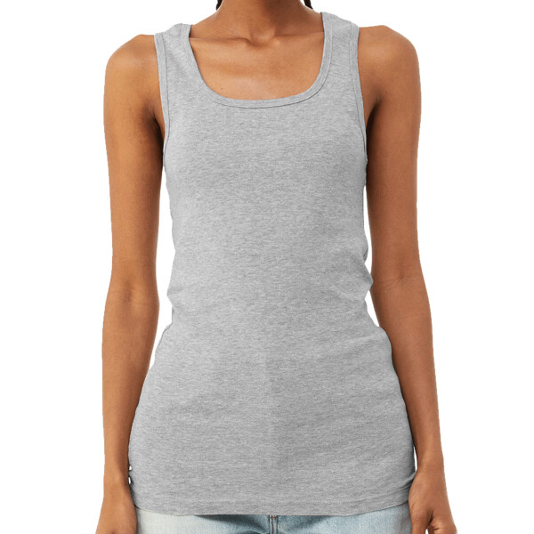 Front-view-Bella-Canvas-1081-womens-slim-fit-tank-top-for-custom-DTF-transfers-screen-printing-embroidery