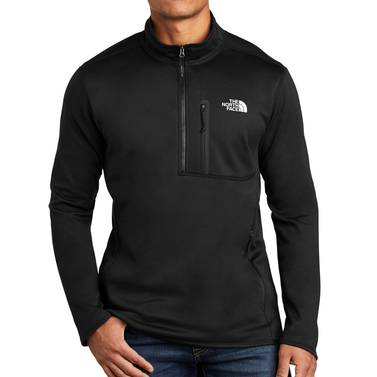 Front-The-North-Face-Skyline-half-ZipFleece-NF0A7V63-for-custom-DTF-transfers-embroidery-patches
