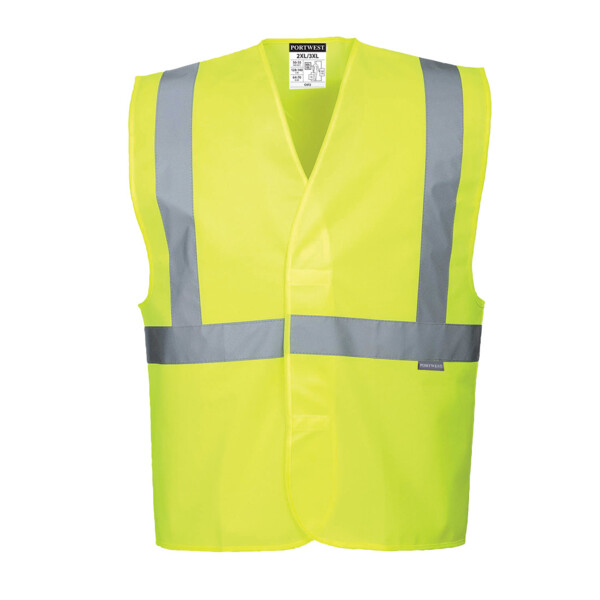 Portwest C472 Hi-Vis Safety Vest Non-Mesh