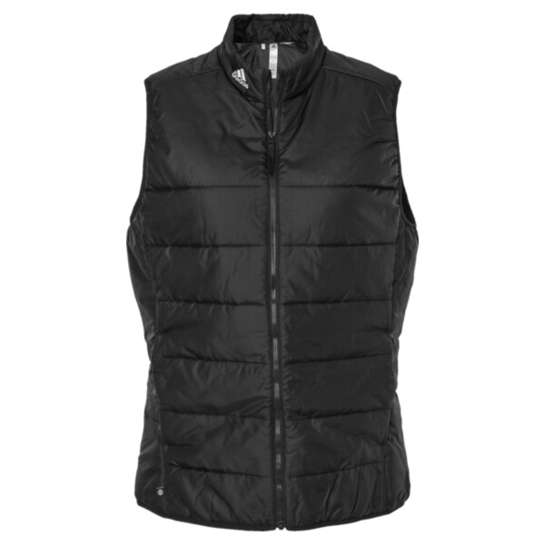 Front-Ladies-Adidas-Puffer-Jacket-for-custom-DTF-transfers-embroidery