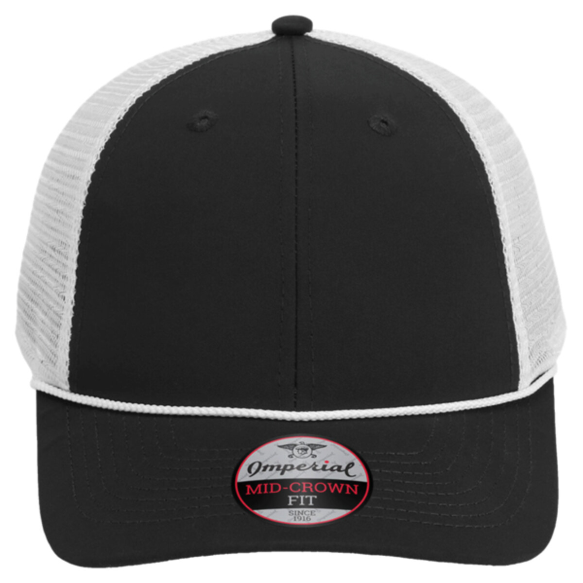 Front-view-Imperial-Night-Owl-Rope-Cap-for-custom-embroidery-DTF-transfer-printing-custom-embroidered-caps