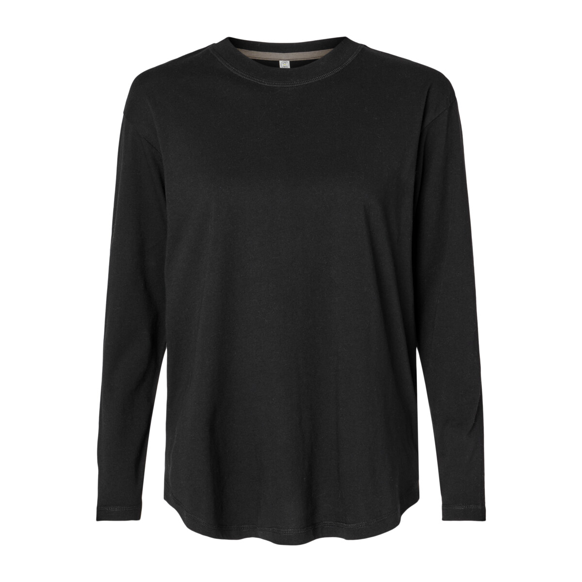Front-view-LAT-ladies-relaxed-fit-long-sleeve-t-shirt-for-custom-screen-printing-DTF-transfers-DTG-printing-embroidery