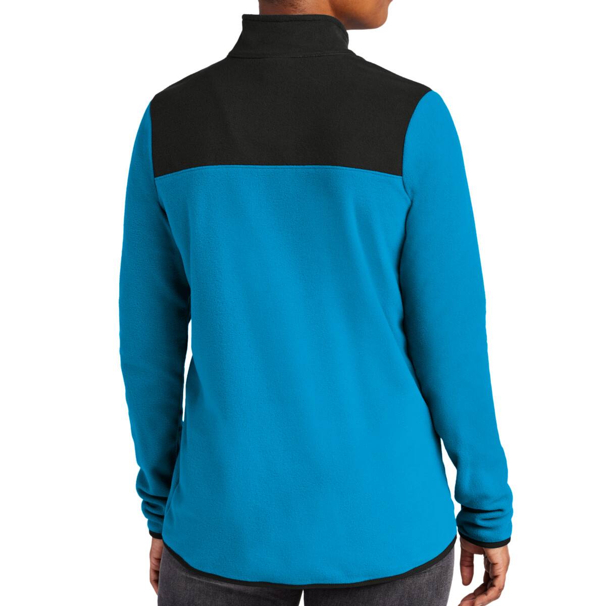 Back-The-North-Face-NF0A7V4M-Ladies-Glacier-quarter-Zip-Fleece-for-custom-screen-printing-embroidery-DTF-transfers-minimum-1-piece