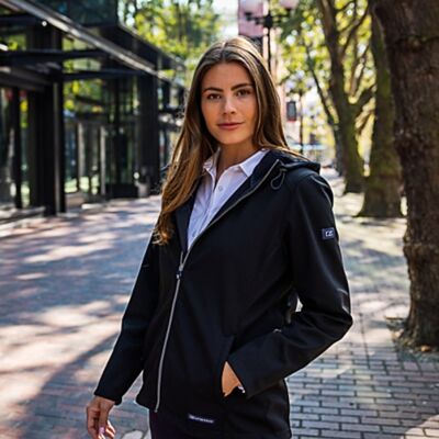 Cutter & Buck Evoke Eco Softshell Recycled Full Zip Womens Jacket Thumbnail