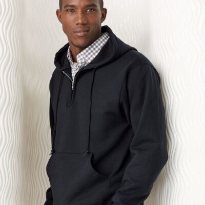 NuBlend® Quarter-Zip Hooded Sweatshirt Thumbnail