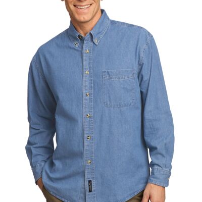 SP10 - Long Sleeve Value Denim Shirt Thumbnail