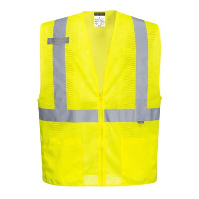 UC493 - Economy Hi-Vis Band and Brace Zippered Vest Thumbnail