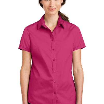 Ladies Short Sleeve SuperPro ™ Twill Shirt Thumbnail