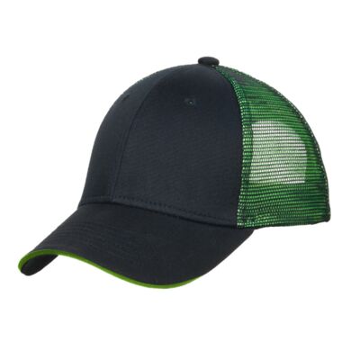 Double Mesh Snapback Sandwich Bill Cap Thumbnail