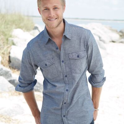 Chambray Long Sleeve Shirt Thumbnail