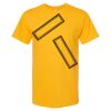 Men's Gold Soft Touch T-Shirt Thumbnail