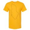 Men's Gold Soft Touch T-Shirt Thumbnail