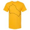 Men's Gold Soft Touch T-Shirt Thumbnail