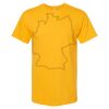 Men's Gold Soft Touch T-Shirt Thumbnail