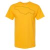 Men's Gold Soft Touch T-Shirt Thumbnail