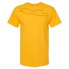 Men's Gold Soft Touch T-Shirt Thumbnail