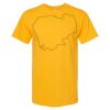 Men's Gold Soft Touch T-Shirt Thumbnail