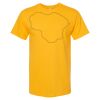 Men's Gold Soft Touch T-Shirt Thumbnail