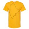 Men's Gold Soft Touch T-Shirt Thumbnail