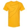 Men's Gold Soft Touch T-Shirt Thumbnail