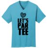 PC54V - Best Value 100% Cotton V-Neck Tee Thumbnail