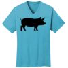 PC54V - Best Value 100% Cotton V-Neck Tee Thumbnail