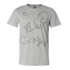 3001CVC - Bella Canvas - 50/50 Blend Short Sleeve T-shirt Thumbnail